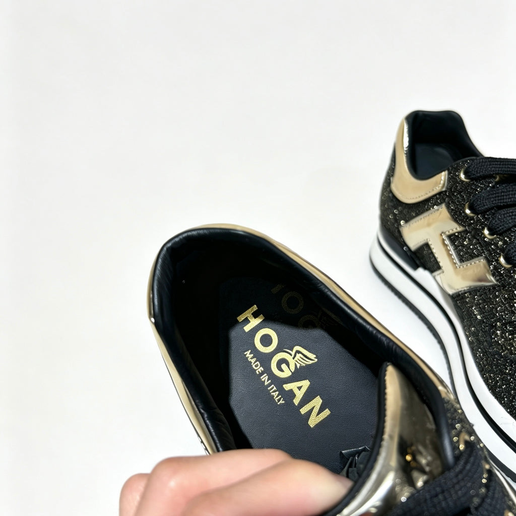 Sneakers donna Hogan modello iconico H222 Allacciato H Grande