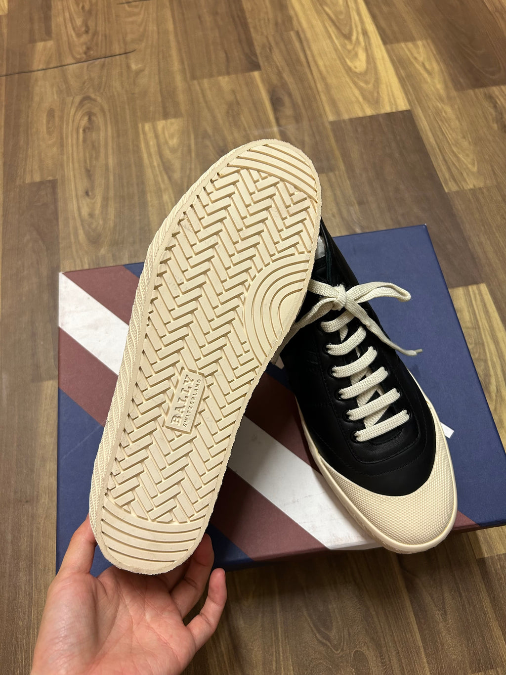 Scarpe Uomo sneakers alte originali Bally Savio /00 Calf Plain