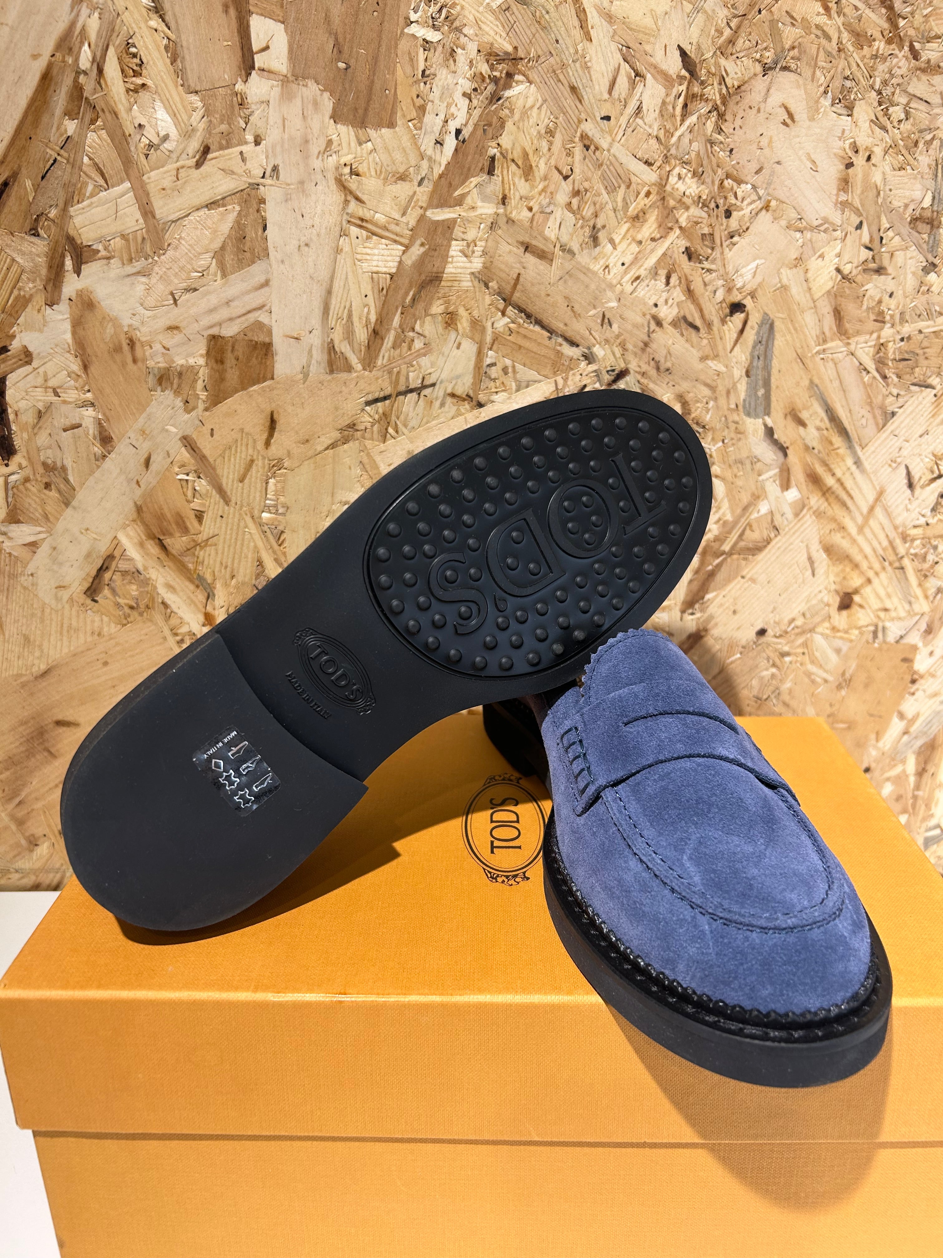 Tod’s Scarpe da donna mocassino Taglia 36.5 blu camoscio