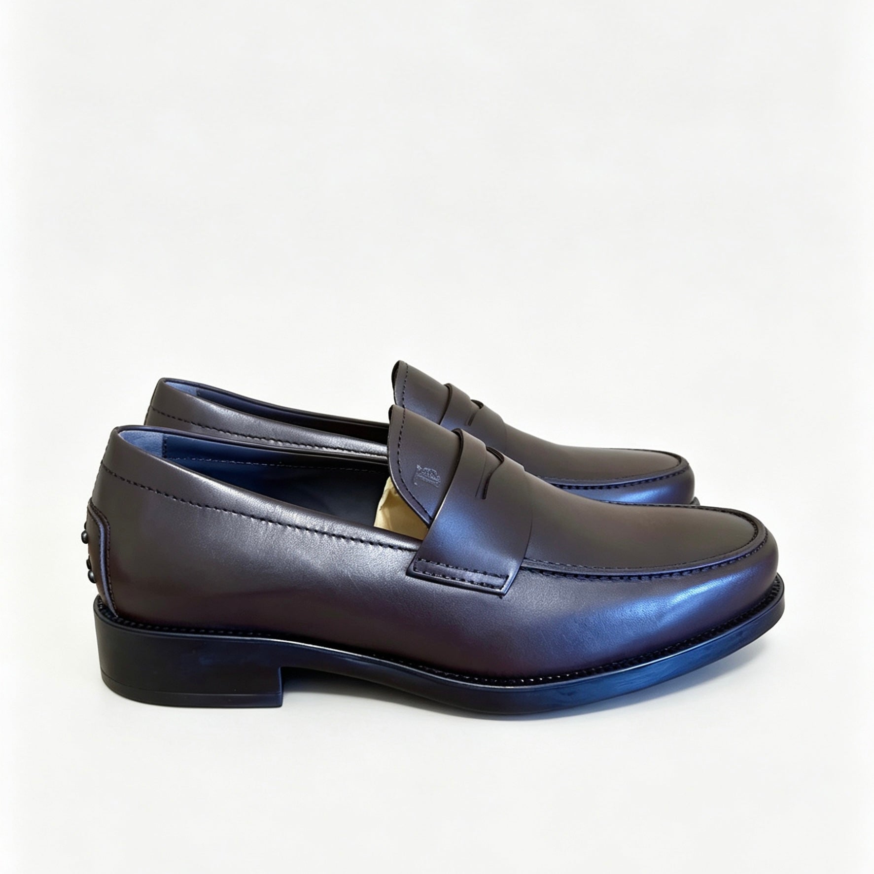 Tod’s Mocassini Uomo Gomma Testa Moro Taglia 40 EU6