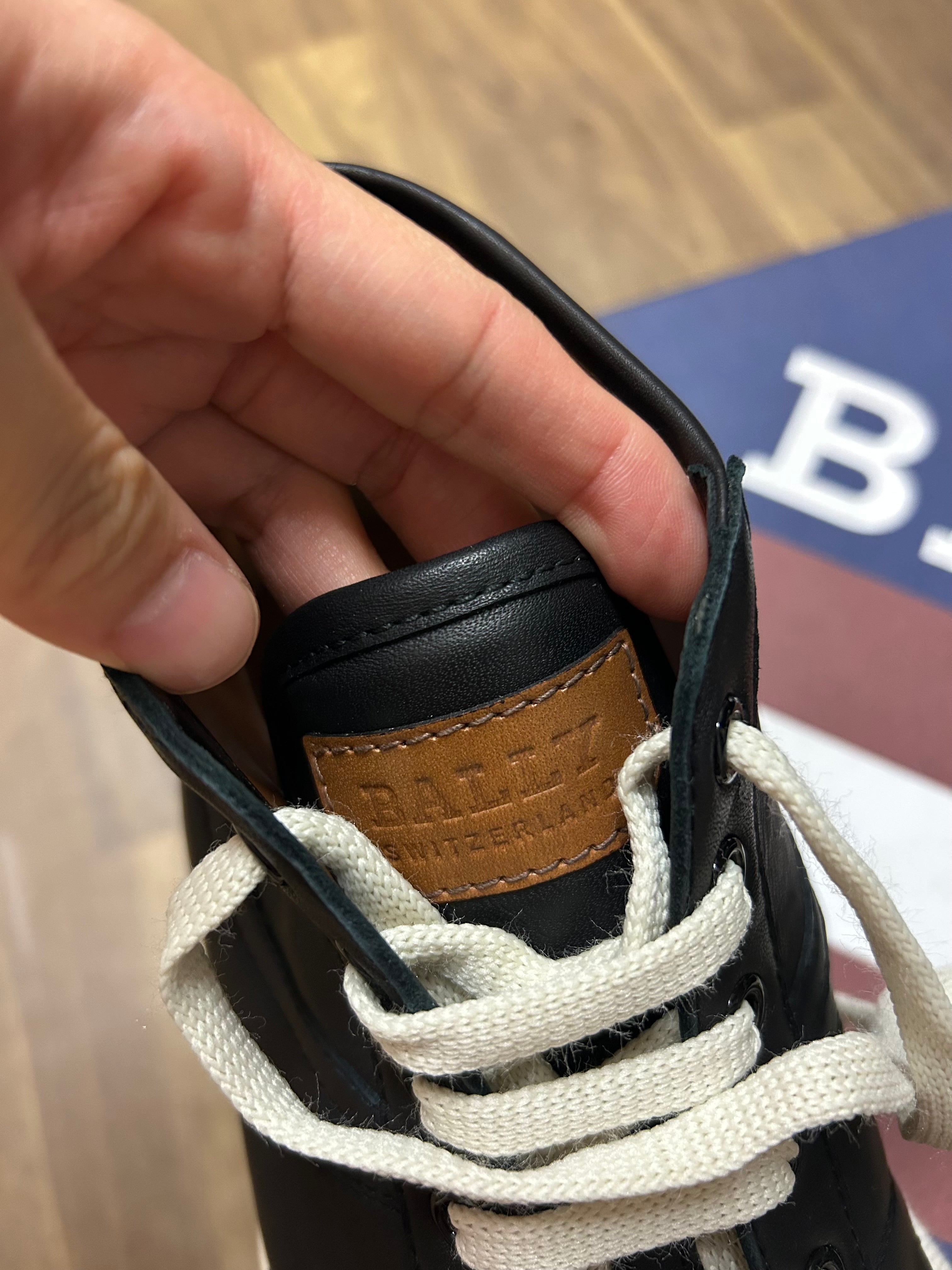 Scarpe Uomo sneakers alte originali Bally Savio /00 Calf Plain