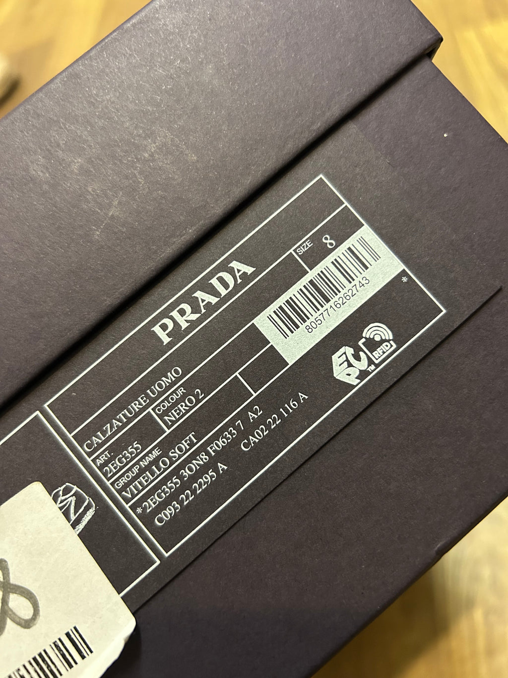 Scarpe Prada Uomo Modello 2EG355 Vitello Soft