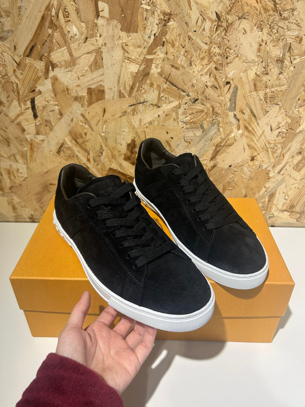 Tod’s scarpe da uomo HG0 Nero EU7.5 Taglia 41.5
