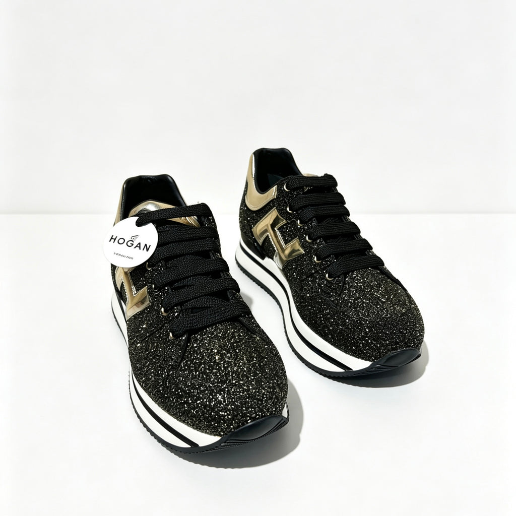 Sneakers donna Hogan modello iconico H222 Allacciato H Grande