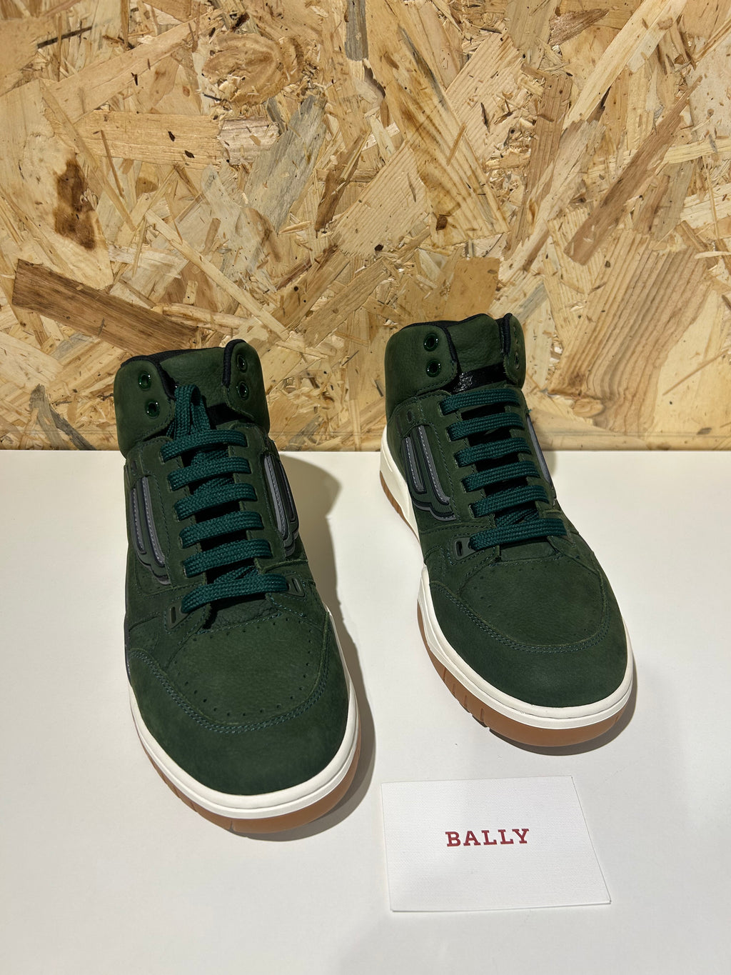 Bally scarpe da uomo verde scuro Taglia 40 EU6