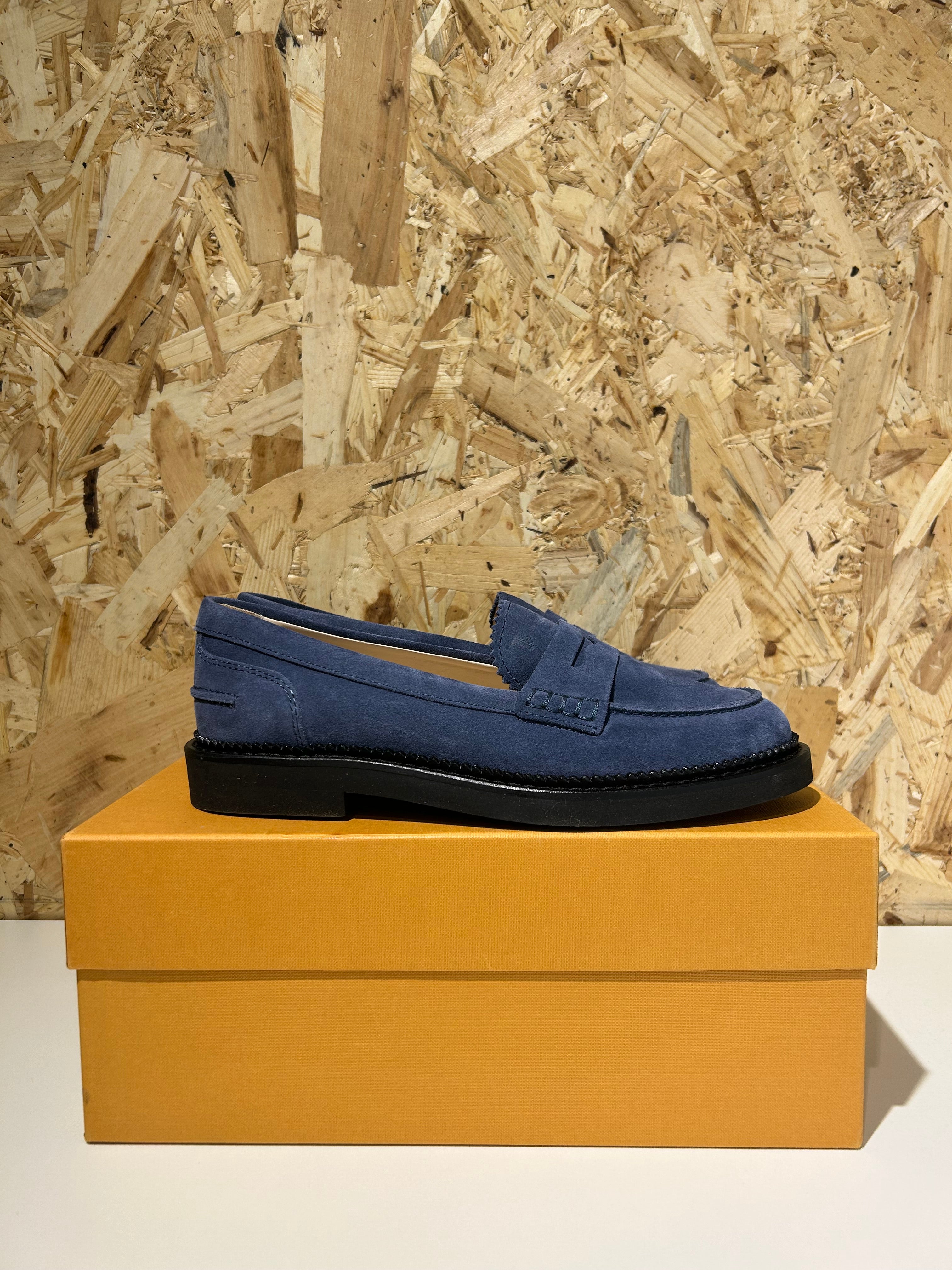 Tod’s Scarpe da donna mocassino Taglia 36.5 blu camoscio