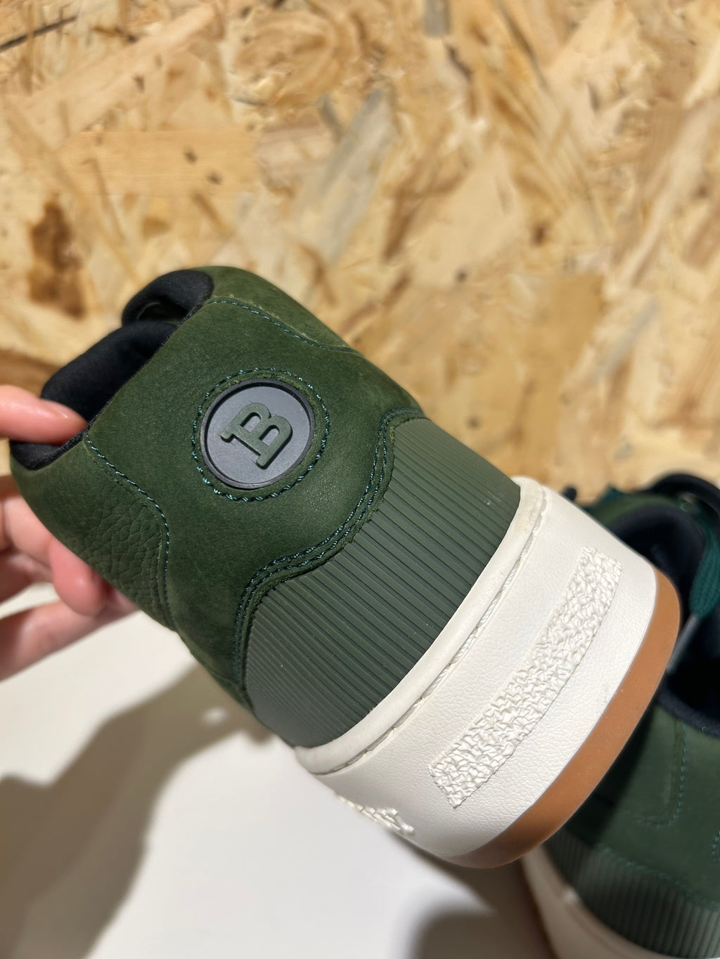 Bally scarpe da uomo verde scuro Taglia 40 EU6