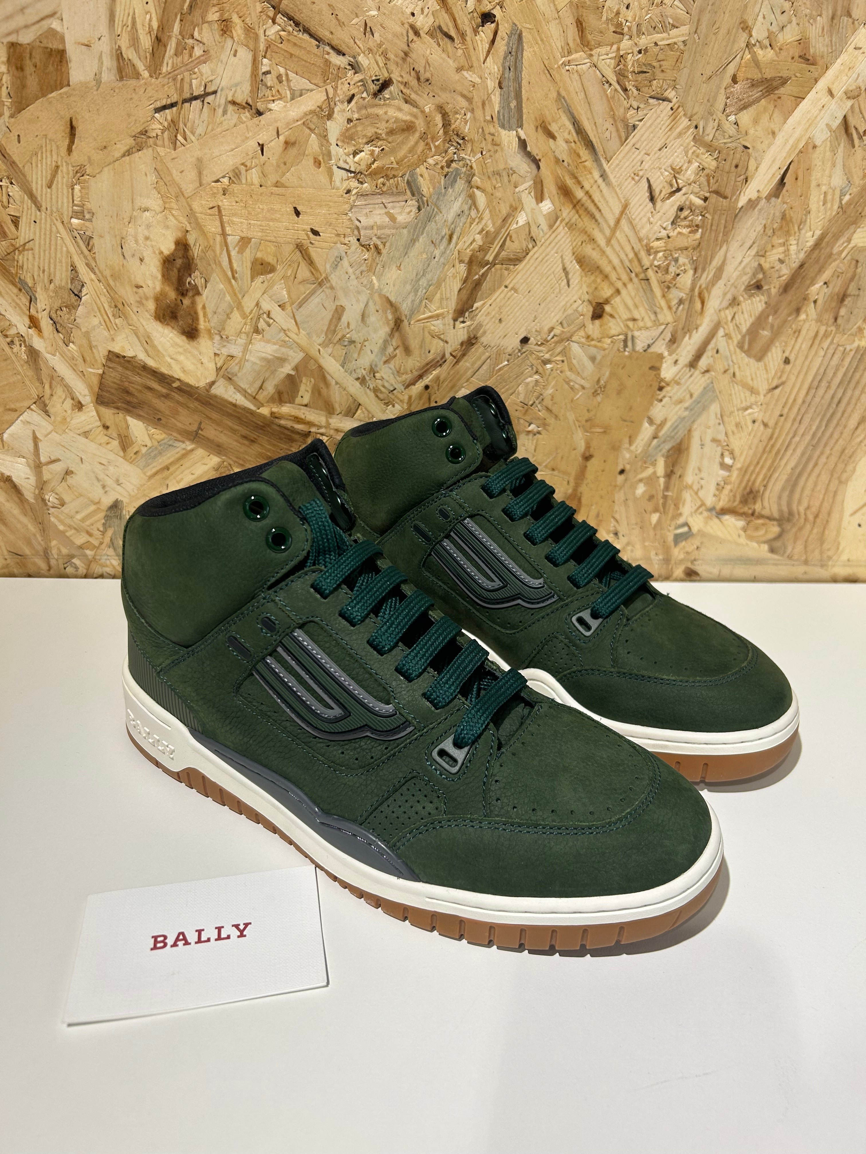 Bally scarpe da uomo verde scuro Taglia 40 EU6