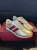 Sneakers Bally Althea donna pelle metallizzata oro