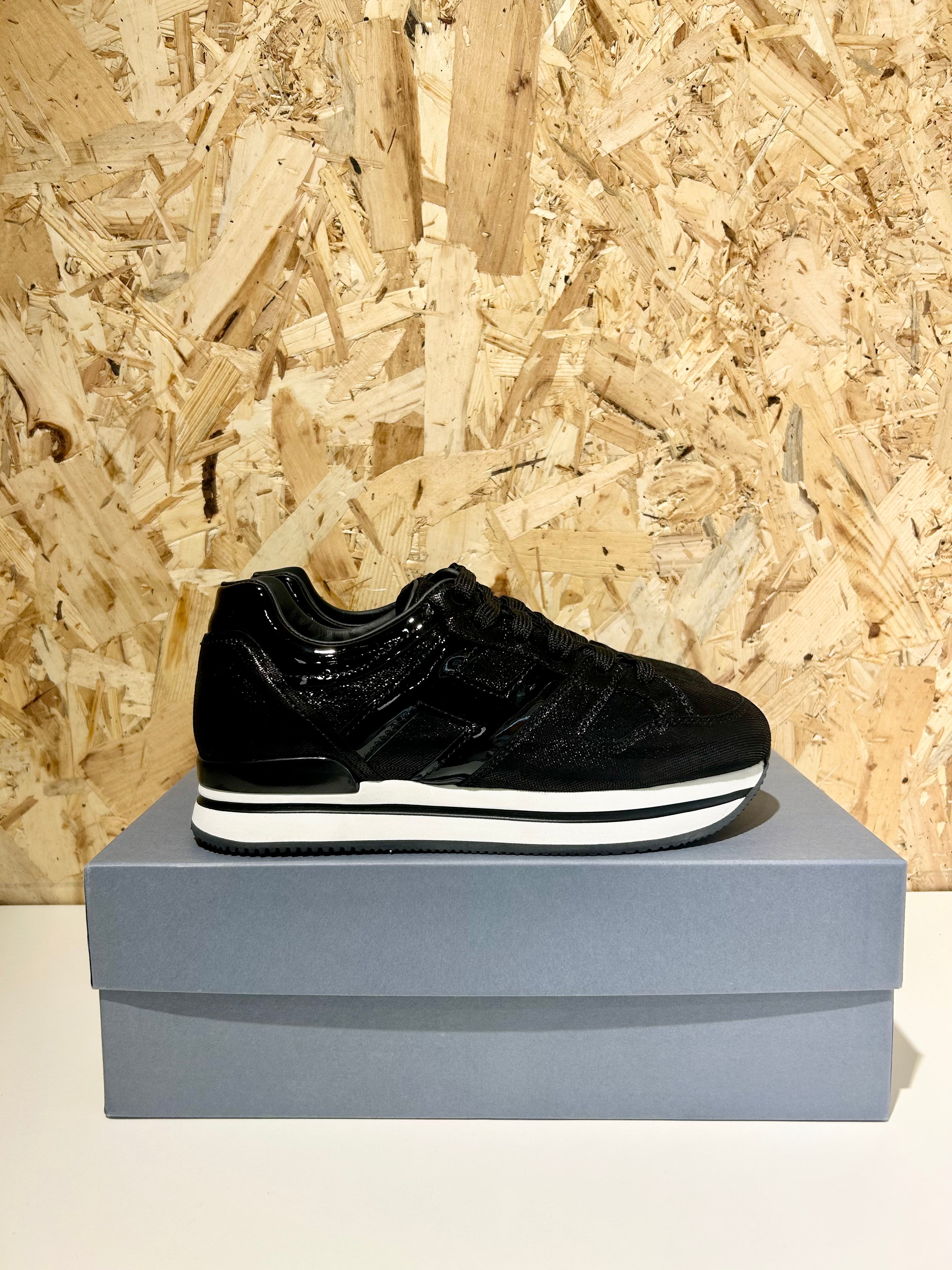 Hogan MIDI H222 Scarpe da Donna Taglia 36.5 nero