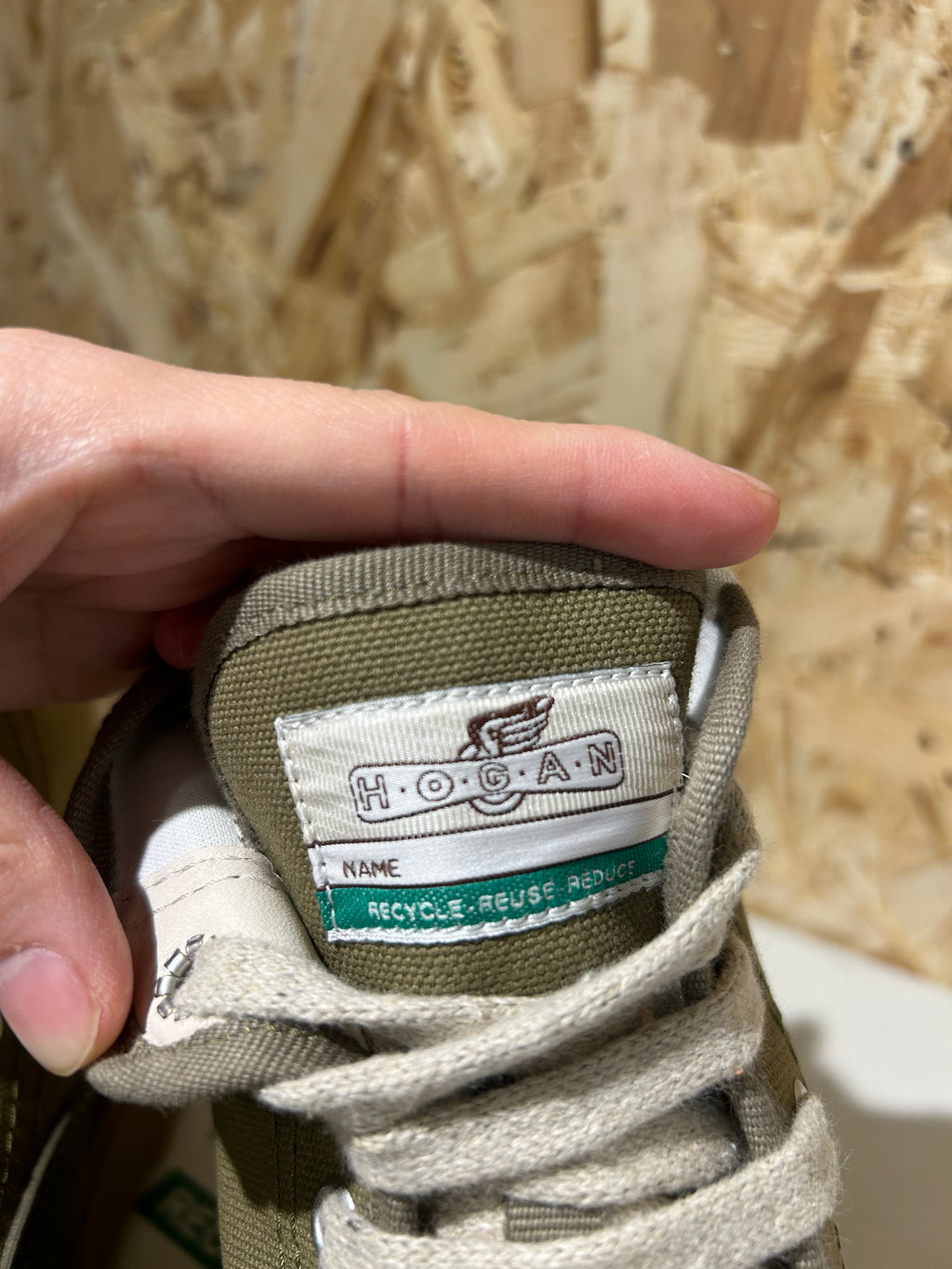 Hogan 3R QW6 Scarpe da uomo Canvas EU7 Taglia 41