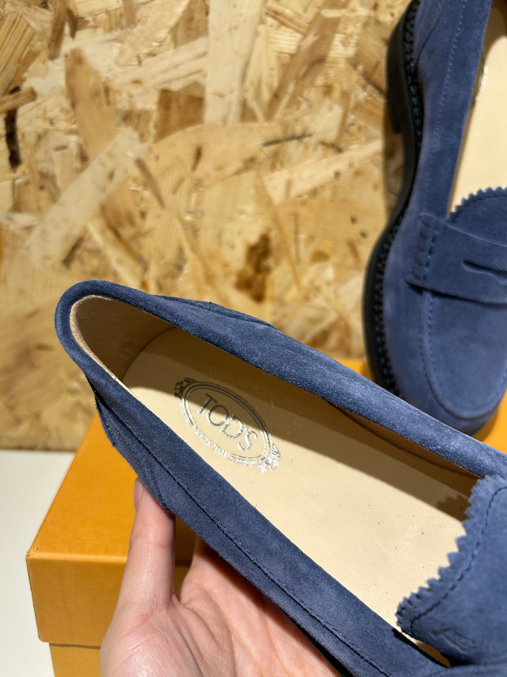Tod’s Scarpe da donna mocassino Taglia 36.5 blu camoscio