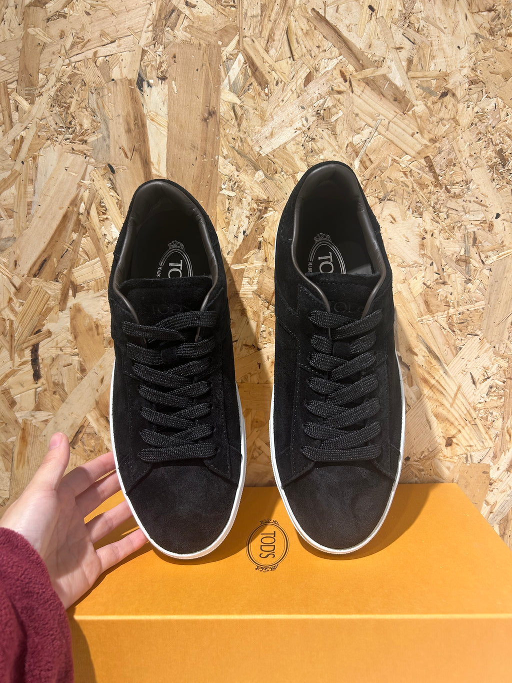 Tod’s scarpe da uomo HG0 Nero EU7.5 Taglia 41.5