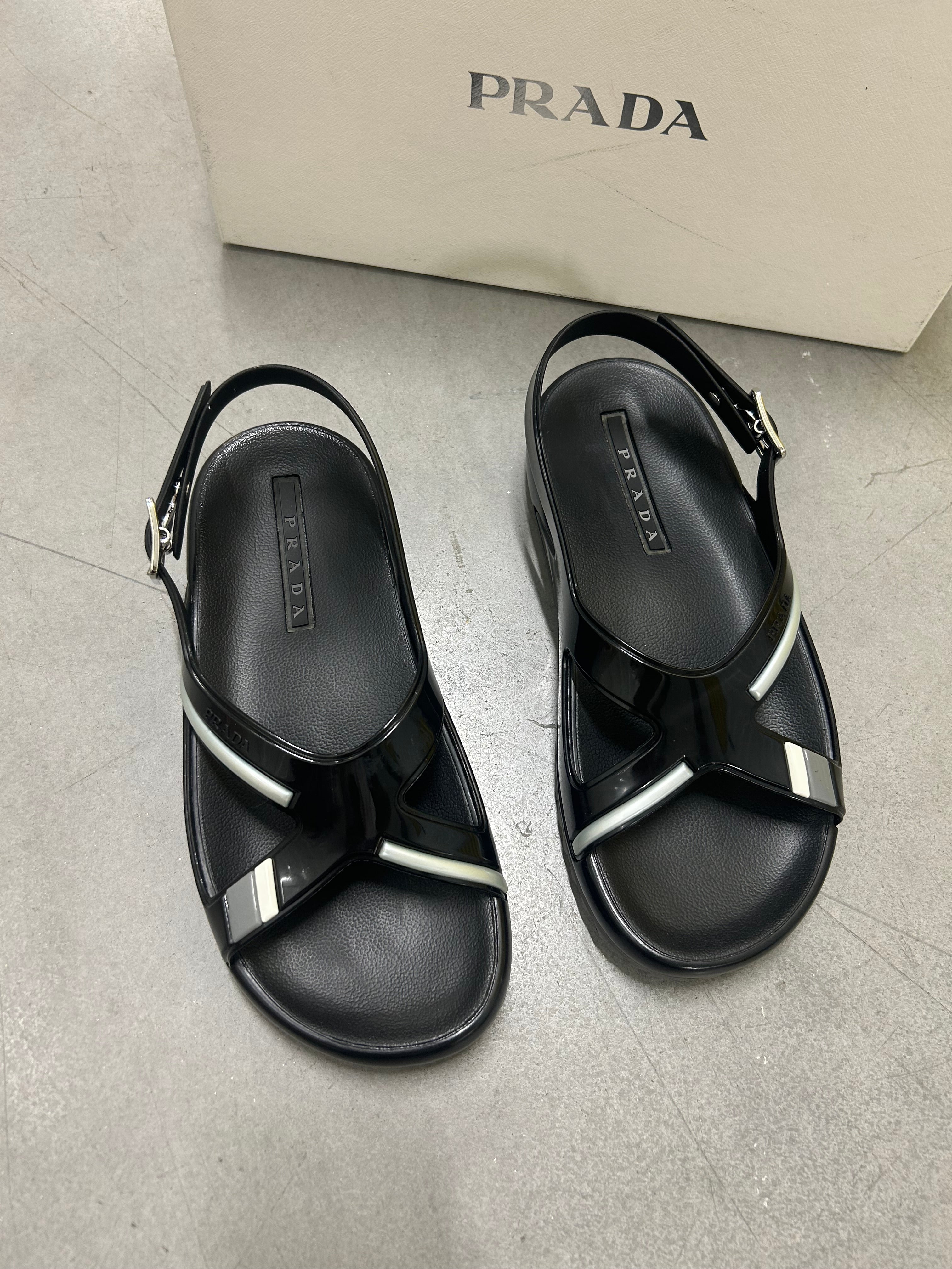 Prada sandali gomma uomo art.4X3092