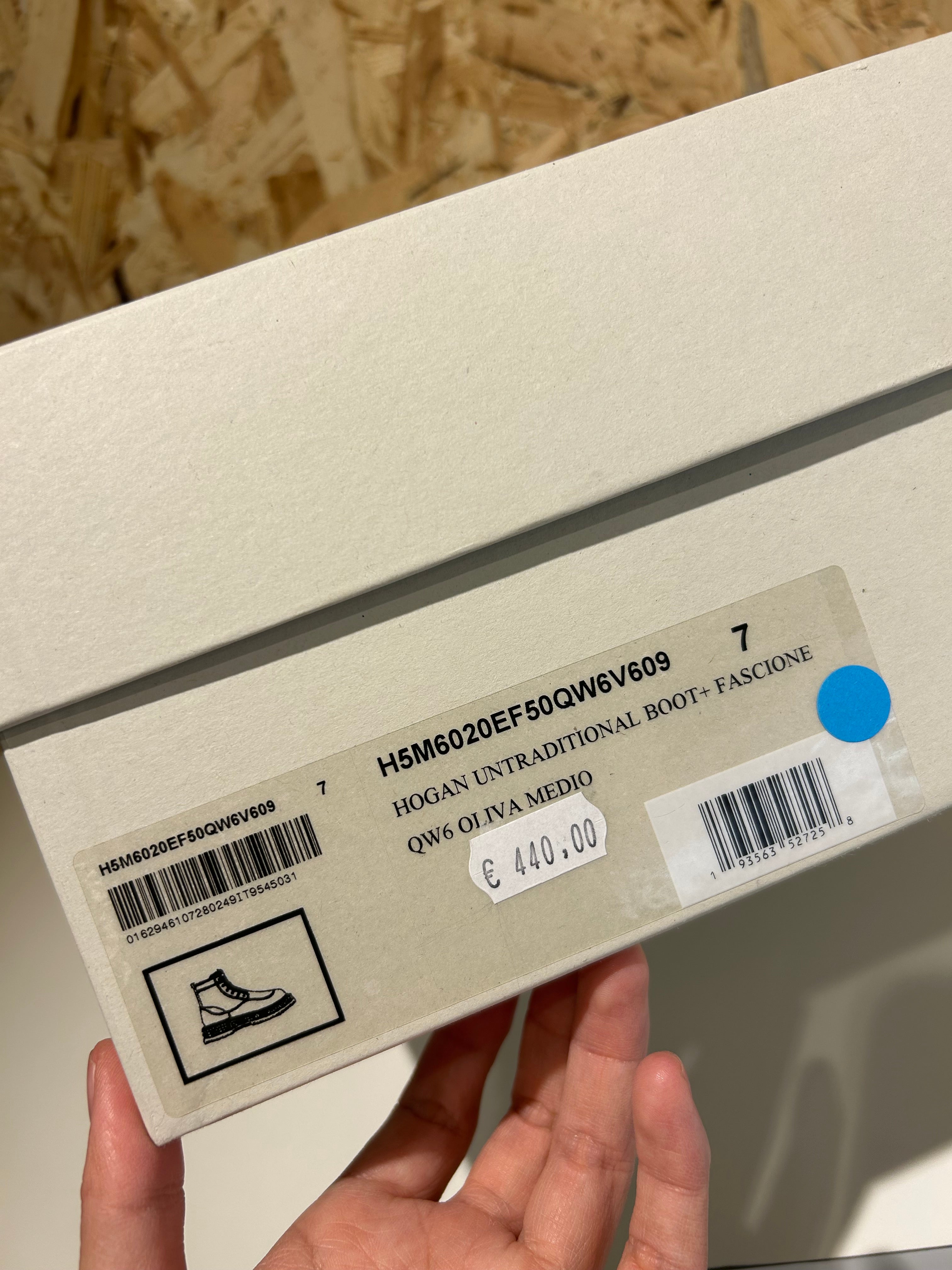 Hogan 3R QW6 Scarpe da uomo Canvas EU7 Taglia 41