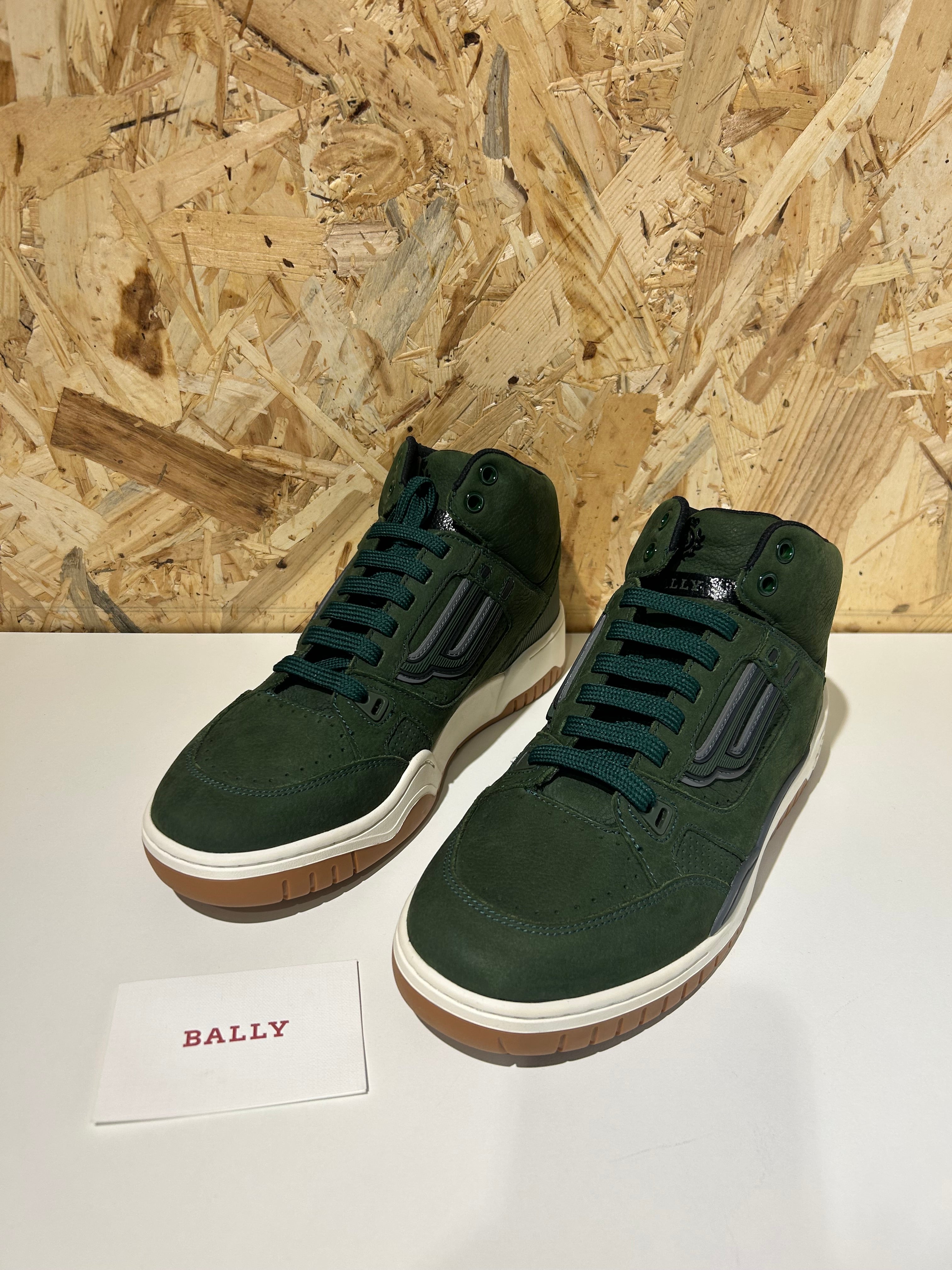 Bally scarpe da uomo verde scuro Taglia 40 EU6