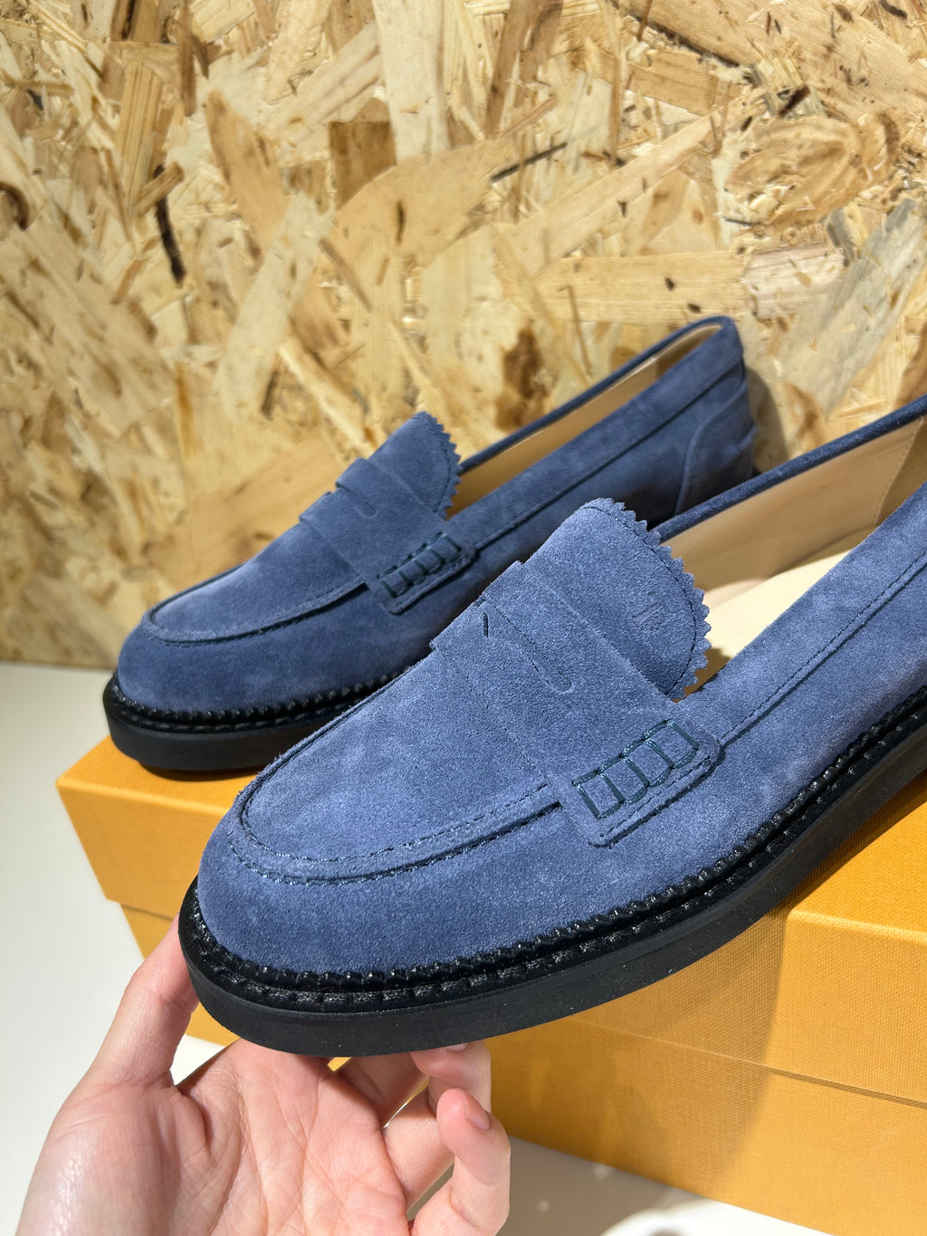 Tod’s Scarpe da donna mocassino Taglia 36.5 blu camoscio