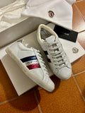 Moncler Sneakers Ryegrass scarpe donna pelle bianche