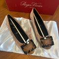 Roger Vivier ballerine Donna Taglia 35.5 Marrone