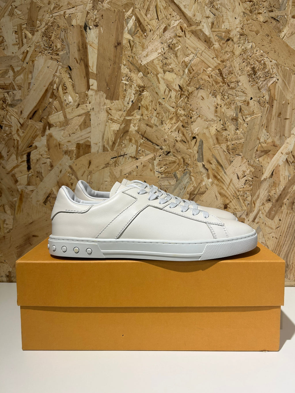 Tod’s scarpe da uomo panna EU8.5 Taglia 42.5