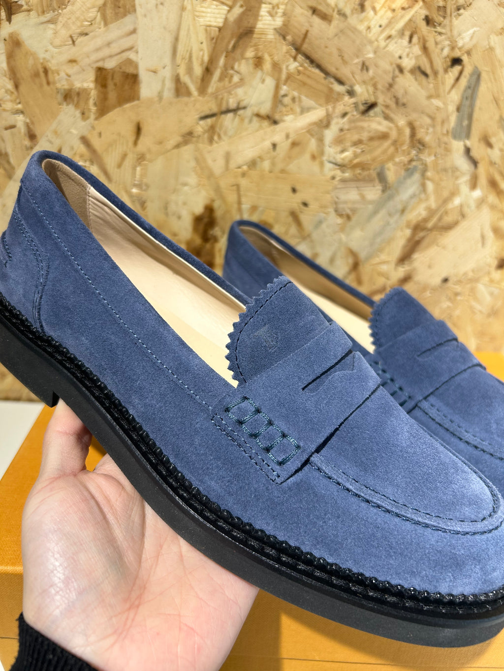 Tod’s Scarpe da donna mocassino Taglia 36.5 blu camoscio
