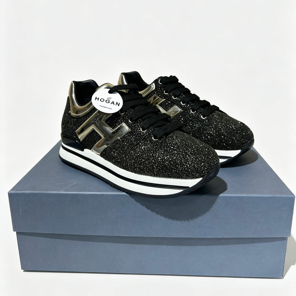 Sneakers donna Hogan modello iconico H222 Allacciato H Grande