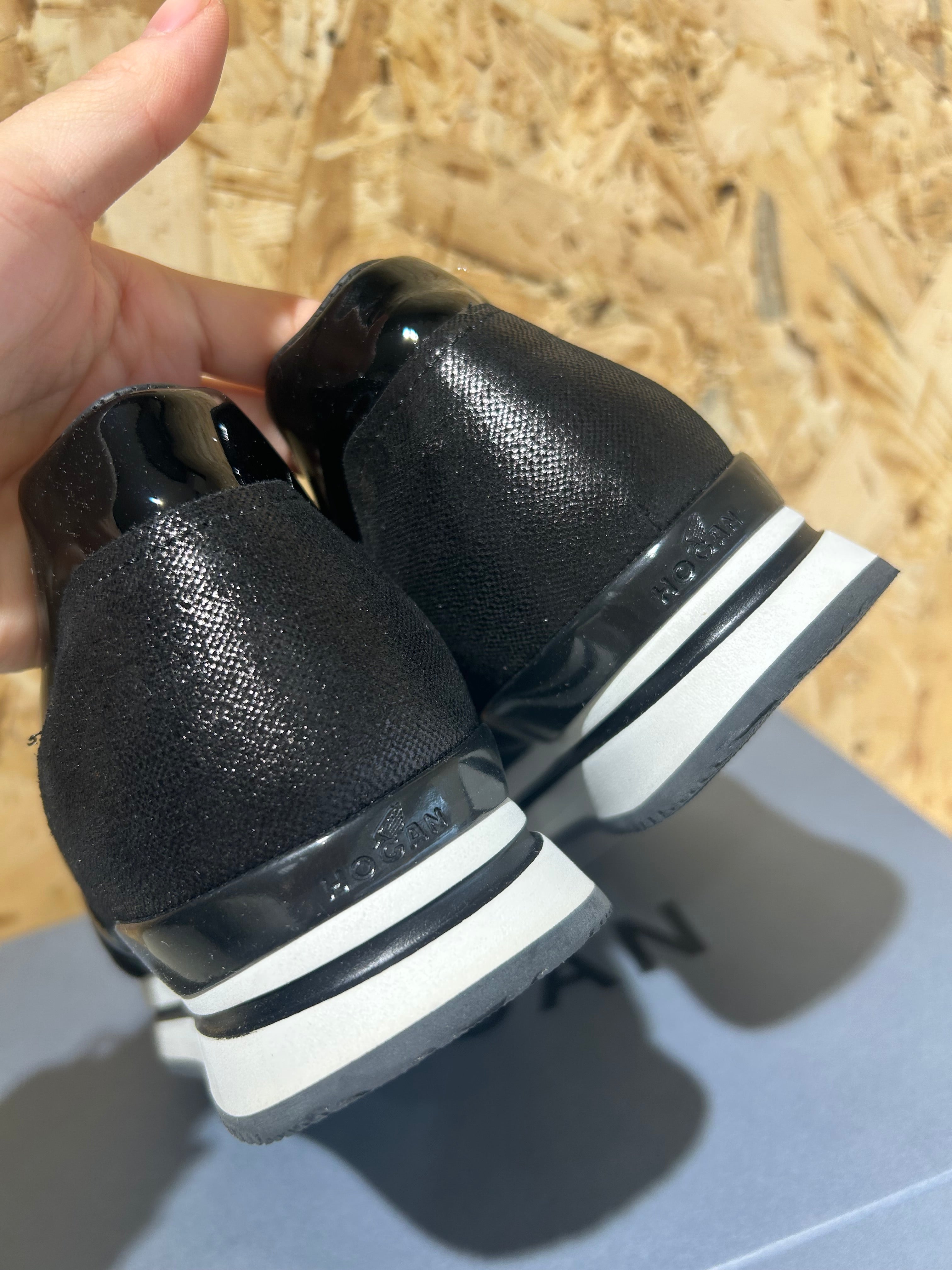 Hogan MIDI H222 Scarpe da Donna Taglia 36.5 nero