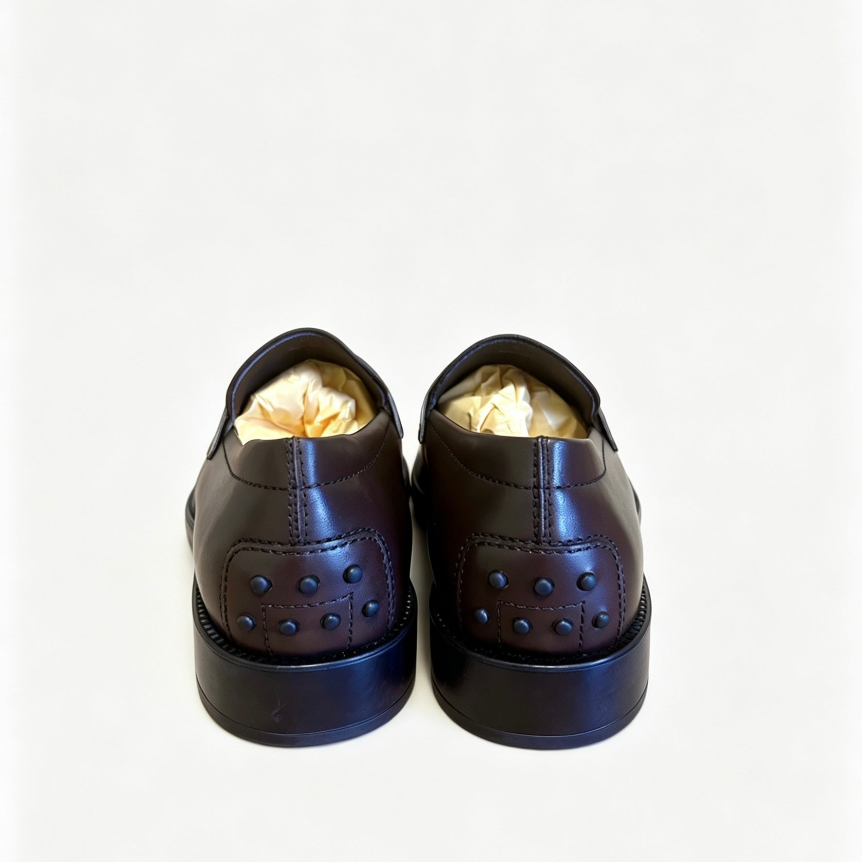 Tod’s Mocassini Uomo Gomma Testa Moro Taglia 40 EU6