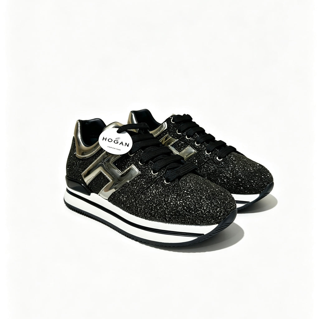 Sneakers donna Hogan modello iconico H222 Allacciato H Grande