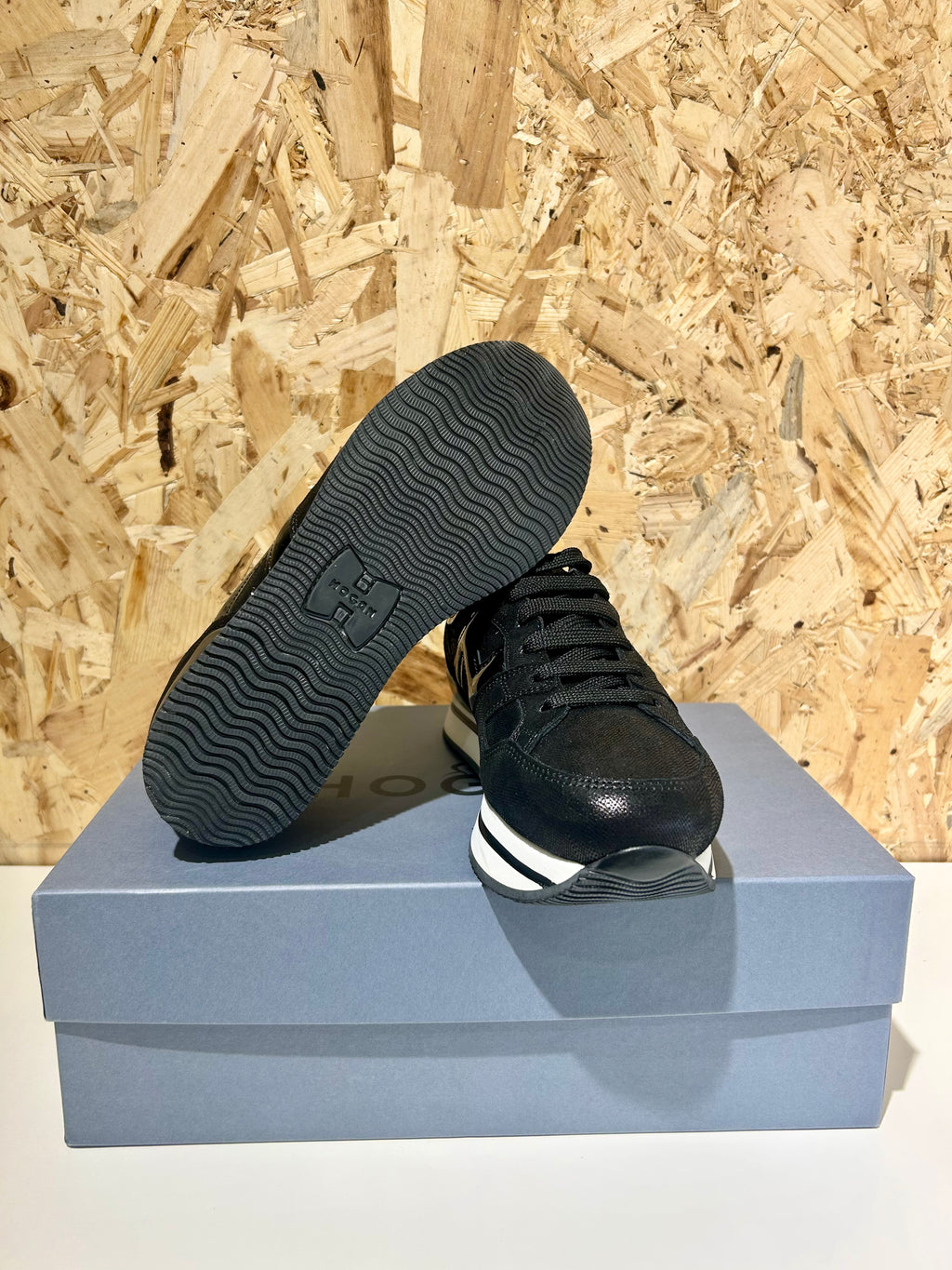 Hogan MIDI H222 Scarpe da Donna Taglia 36.5 nero