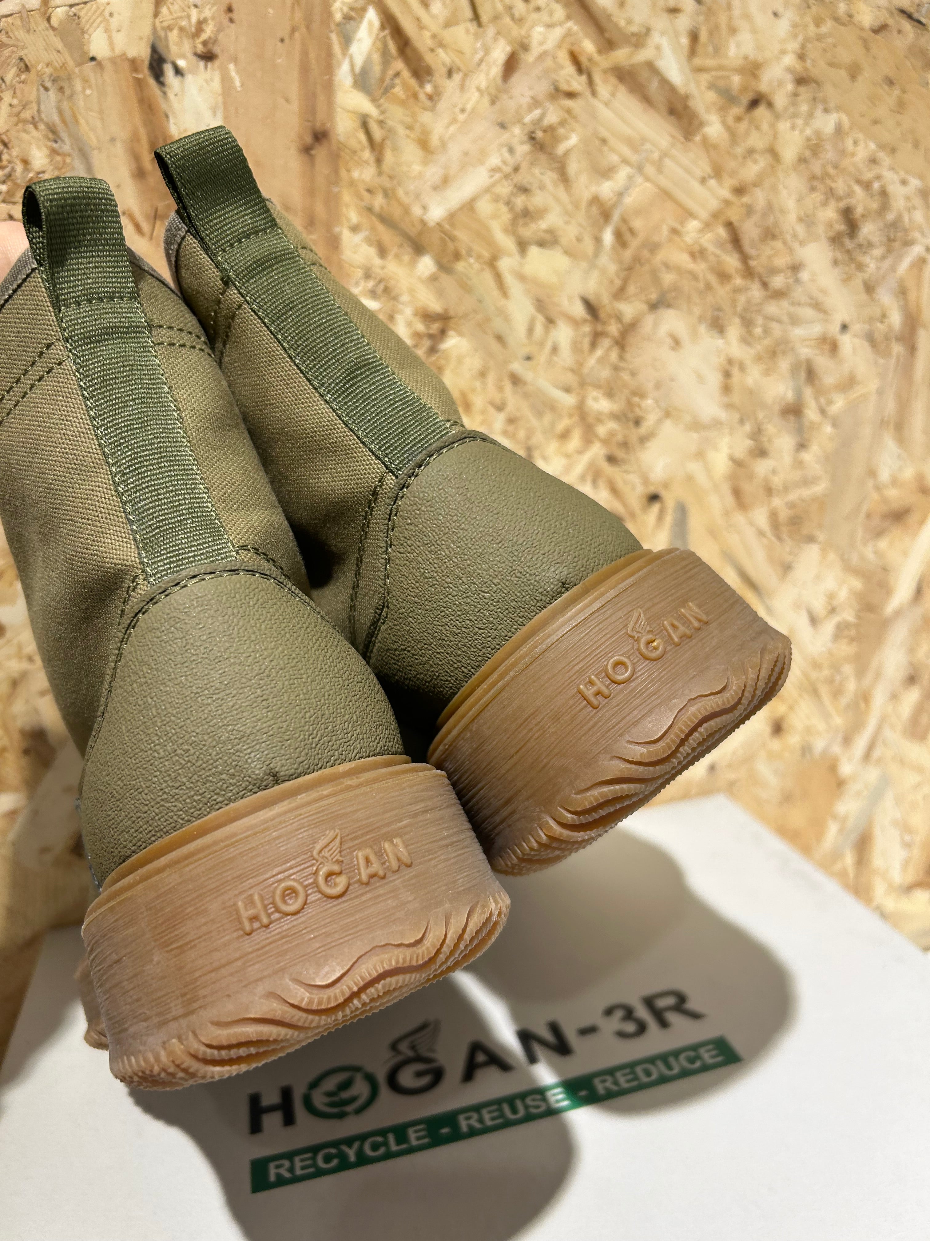 Hogan 3R QW6 Scarpe da uomo Canvas EU7 Taglia 41