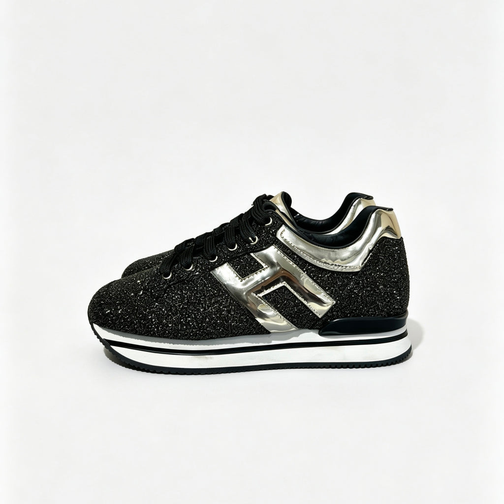 Sneakers donna Hogan modello iconico H222 Allacciato H Grande