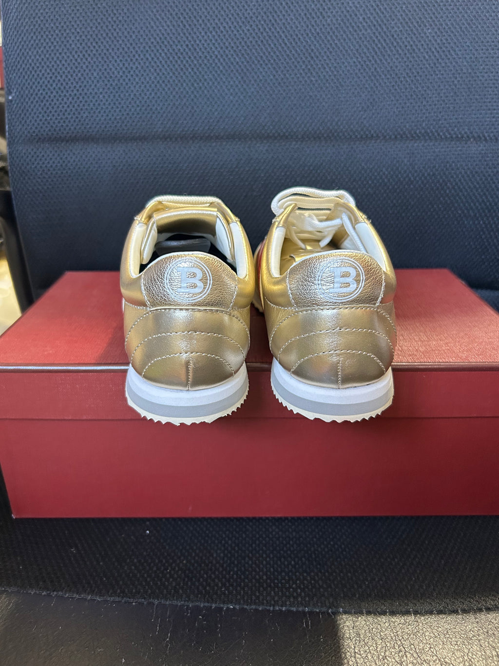 Sneakers Bally Althea donna pelle metallizzata oro