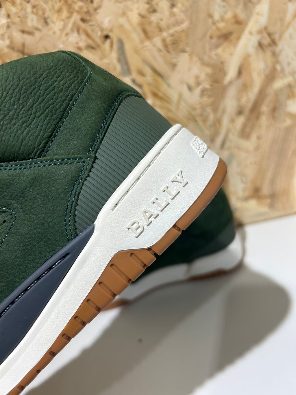 Bally scarpe da uomo verde scuro Taglia 40 EU6