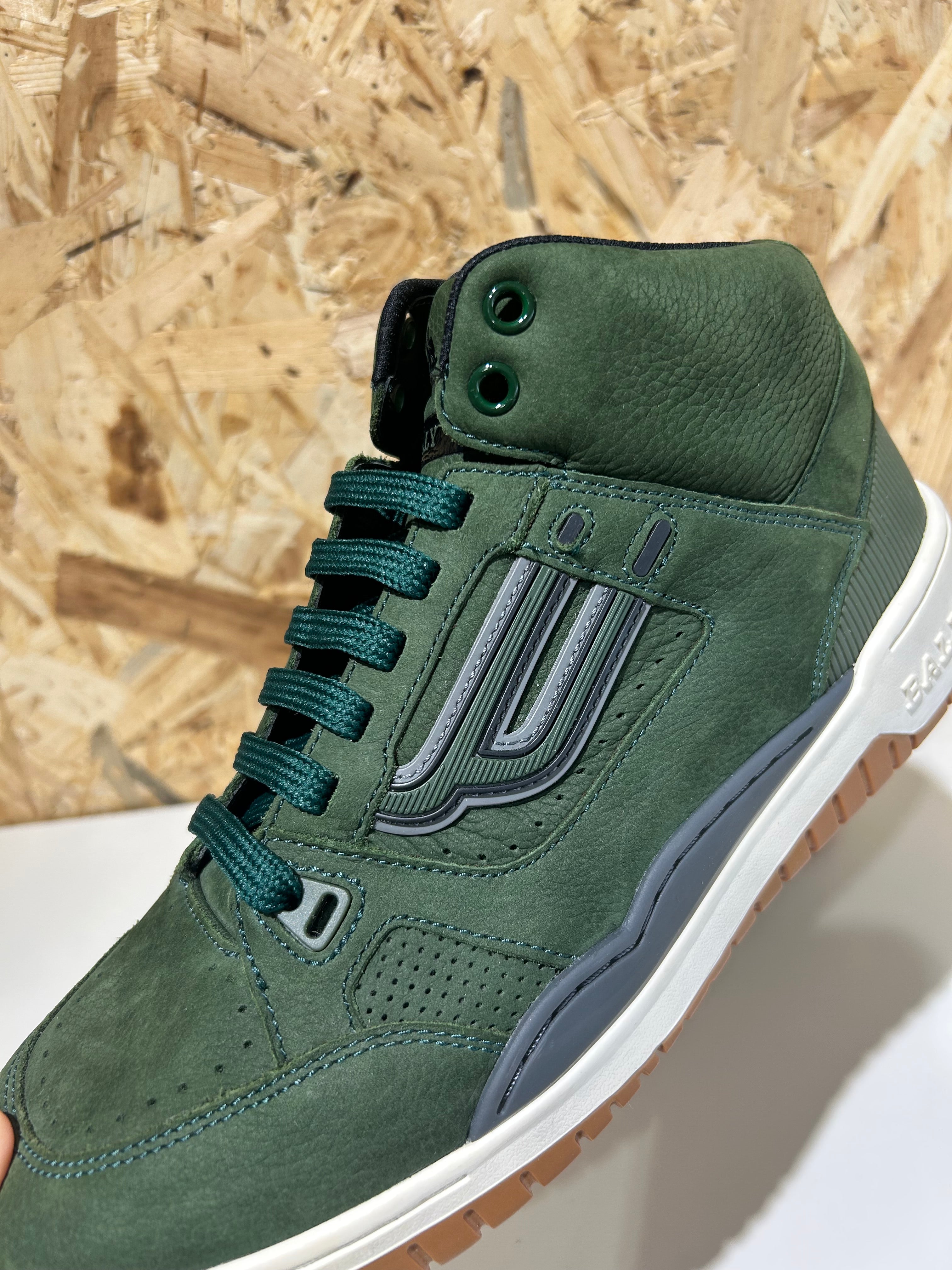 Bally scarpe da uomo verde scuro Taglia 40 EU6